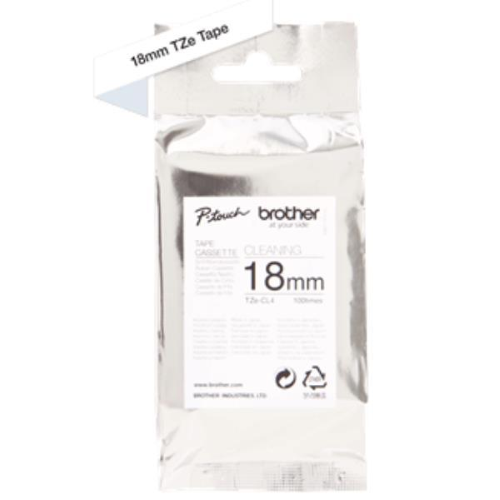 BROTHER TZE-CL4 NASTRO 18MM PER PULIZIA TESTINA DI STAMPA 100 UTILIZZI